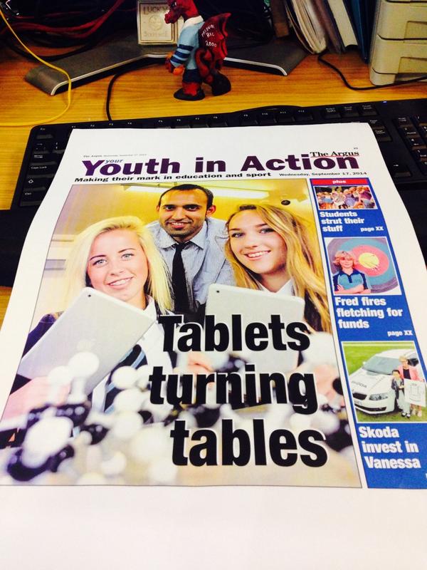 First look at tomorrow's <a href="/TheArgusYIA/">Youth in Action</a> featuring @HPSHove's iPad success and <a href="/PatchamDad/">Richard Lindfield</a>'s lad Fred.