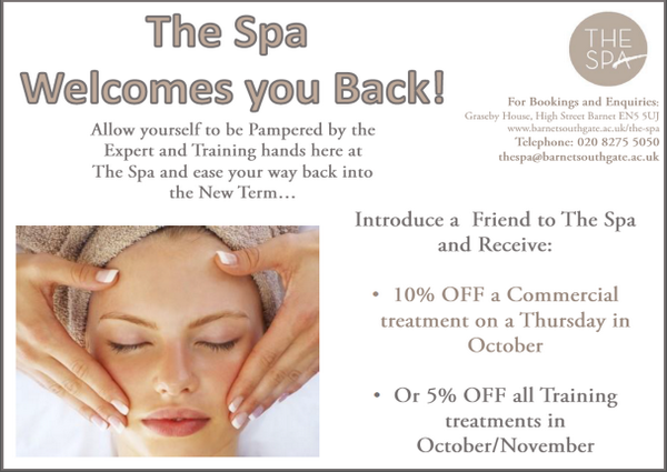 TheSpaTraining's tweet image. #TheSpa welcomes you back!