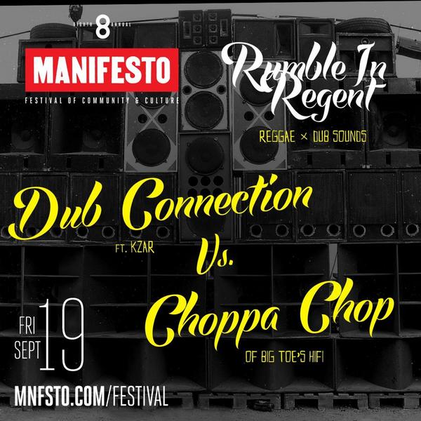 BigToesHifi's tweet photo. @Manifesto_TO Fri 19th Sep Toronto with @DubConnection. No excuses now... http://t.co/qvsPIW0dBe