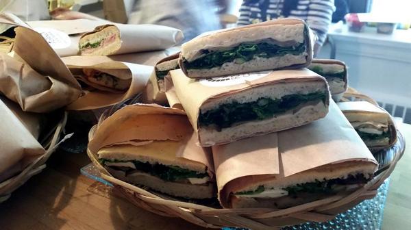 GALDSU's tweet photo. Delicious Sandwich Tuesday is back @Cafe059 @UofTDaniels! Limited supplies so hurry up and get one!! http://t.co/fM7tMvmKrt