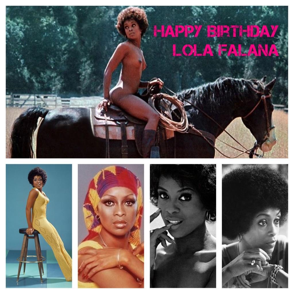 Happy Birthday to Lola Falana if you dont who she is her   