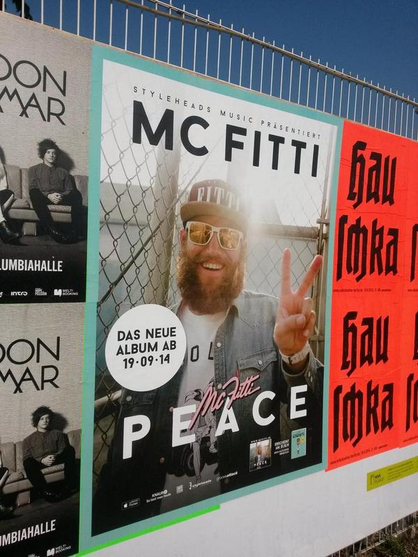 TbiSdl's tweet image. Nur noch 3 Tage dann gibt's endlich die neue Scheibe #Peace von @mc_fitti auf die Lauscher! #Geilon #McFitti #Berlin