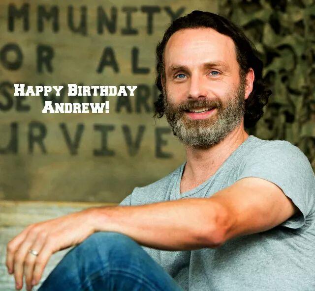 Happy late birthday to Andrew Lincoln Rick Grimes from who turned 41 sept.14   