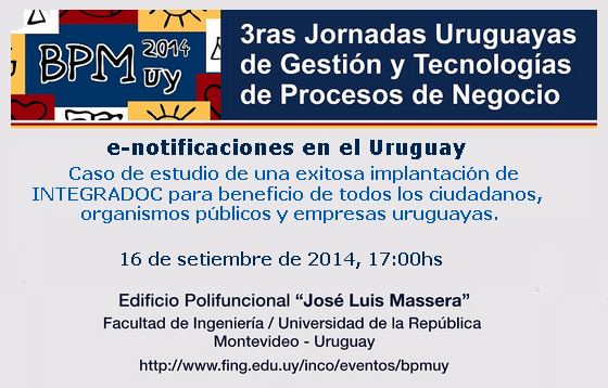 JOTA_uy's tweet photo. Hoy 17hs, disertamos junto a @cheloweb_uy en evento #BPMuy

Habrá una importante noticia sorpresa... los esperamos !! http://t.co/bDUPIKc5YK