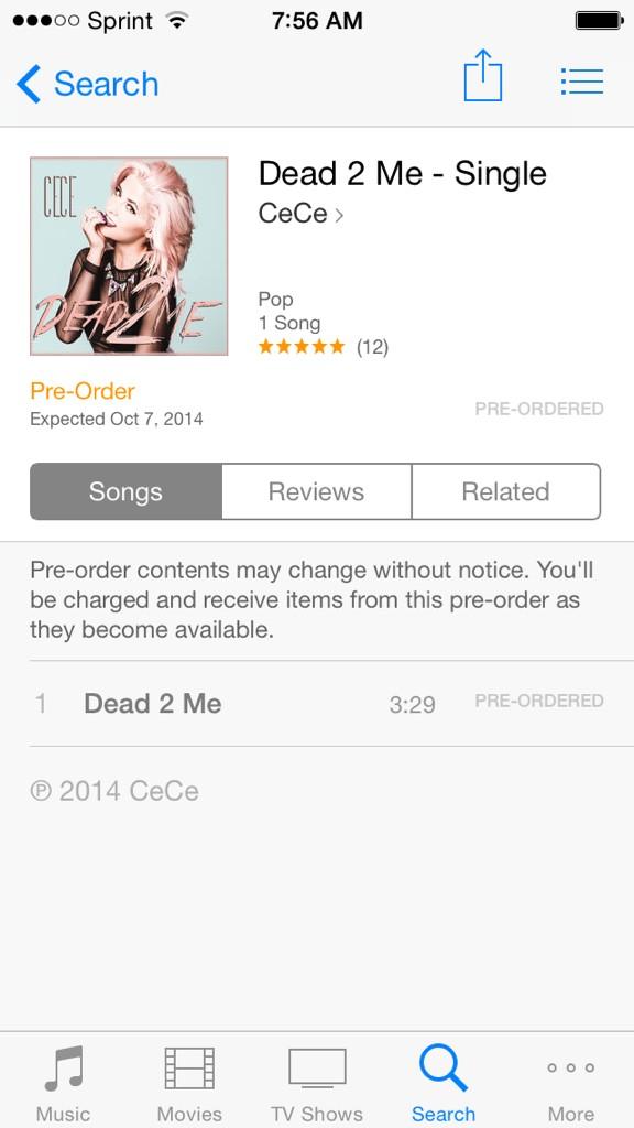 versebottom420's tweet photo. @CeCeMissXtotheO #followme #cecetribe #dead2me #PREORDER http://t.co/imhrGcCXBw