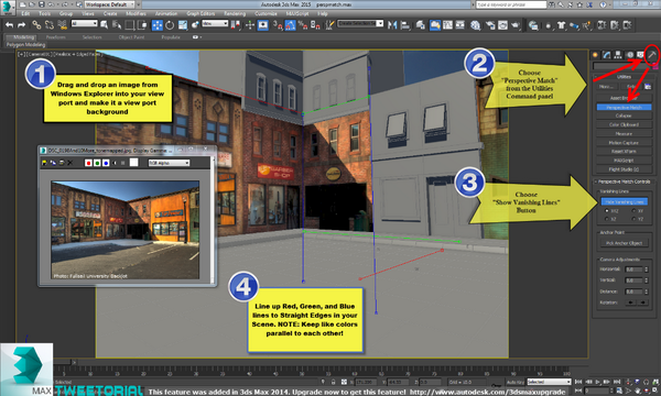 Autodesk 3ds Max on Twitter: "Trying to use Perspective Match? Let show you how #3dsMax #tweetorial To get this feature: http://t.co/1DTee1SPfT http://t.co/shGzGPqTbX" / Twitter