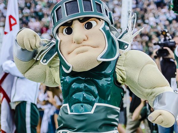 Happy 25th Birthday Sparty Check Out Msu 039 S Mascot Through The Years Greenandwhite Com Scoopnest