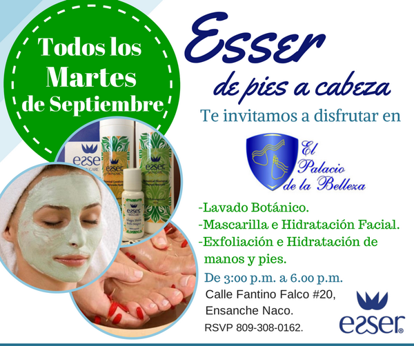 EsserRD's tweet photo. Hoy es un buen día para pasar por @PalBelleza y disfrutar. #EsserDePiesACabeza http://t.co/SQQhnSvoD4