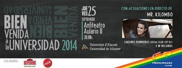 Las TAKONES le damos la BIENVENIDA A LA UNIVERSIDAD en ALICANTE con MR KILOMBO! OLEEEEEE