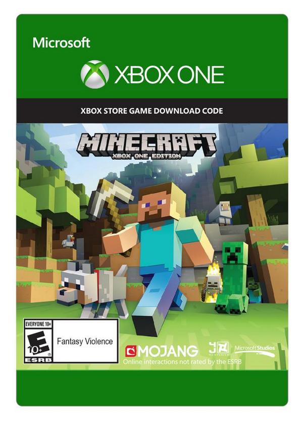 Larry Hryb 💫✨ on Twitter: "Minecraft: Xbox One Edition digital download  codes for are now available for purchase at select retailers  http://t.co/XYBRe2KOq8" / Twitter