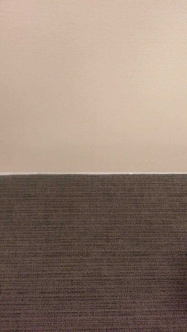 PopeFred's tweet image. Black carpet / Brown walls ?  #BadBadBad