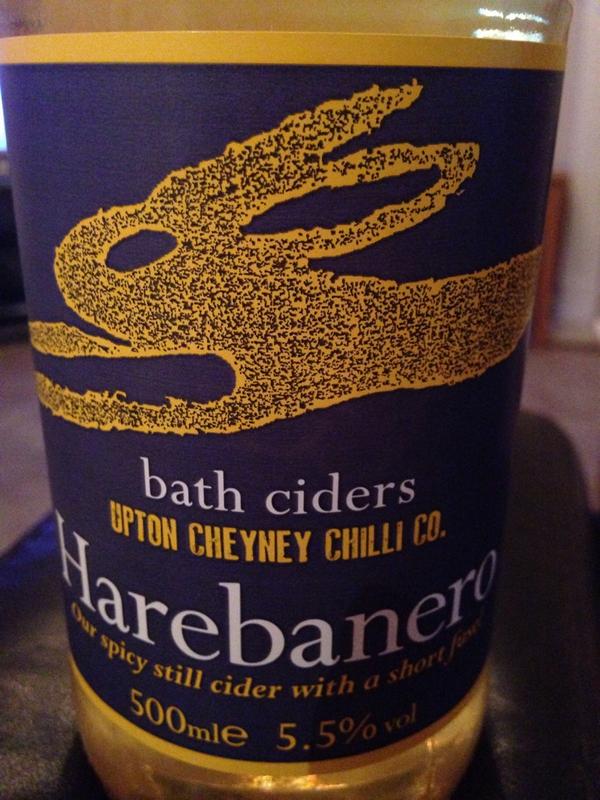 Great service as always at the @bathales shop yesterday. Now enjoying this cheeky number... #chillicider #harebanero