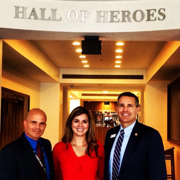 TAPS4SS's tweet photo. @TAPS4America 's Rebecca Morrison and Chpln Windley with Jesus Rodriguez at @USNationalGuard for suicide prev month. http://t.co/1mYfCiAkwZ