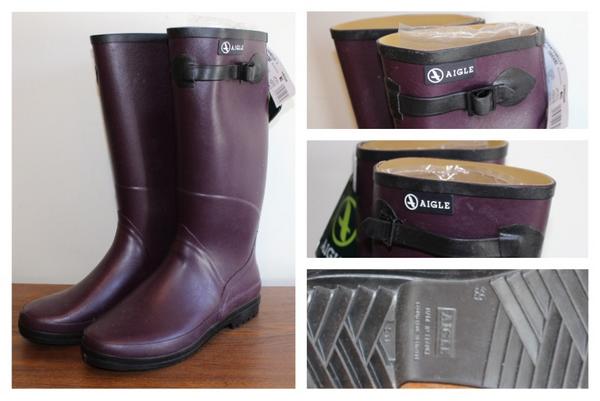 tdclothiers's tweet photo. Last pair of #Aigle tall Chantebelle rain boots. Ladies size 39 (USA 7-7.5). retail for $200.00+.  Asking $50.00 http://t.co/DDFRyjWUr5