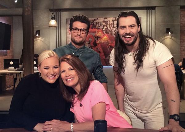 atrupar's tweet image. The day after he partied my face off at Riot Fest, @AndrewWK hung with... ... 

Michele Bachmann?!?!

#HeadExplodes