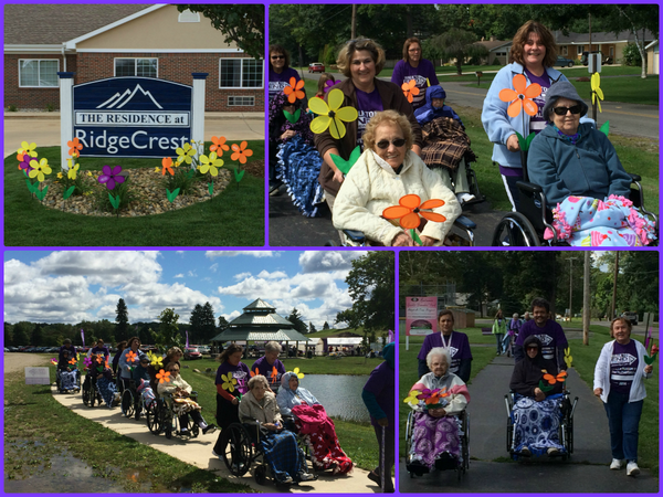 TrilogyLiving's tweet photo. RidgeCrest residents, staff &amp; volunteers participated in the Walk to End #Alzheimers @alzassociation @alzheimerssoc http://t.co/UOeXWny3U2