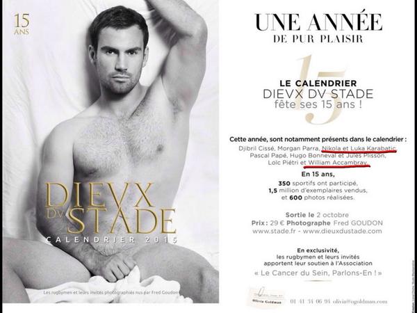 Un beau calendrier 2015 des #DieuxDuStade <a href="/NKARABATIC/">NIKOLA KARABATIC</a> <a href="/lukakara/">can luka kara</a> et <a href="/AccambrayW/">William ACCAMBRAY</a>