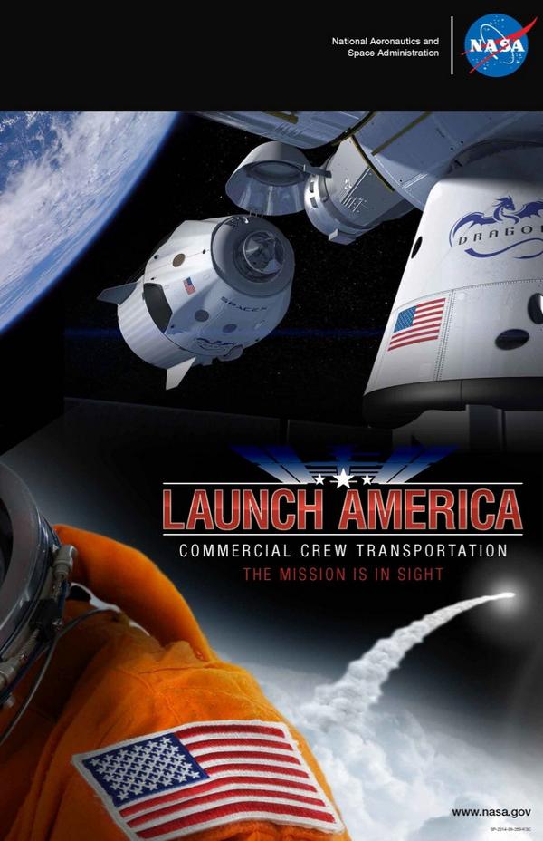 Our astronauts will fly on <a href="/Boeing/">The Boeing Company</a> CST-100 &amp; <a href="/SpaceX/">SpaceX</a> Dragon spacecraft to the #ISS. go.nasa.gov/1mbOZd9