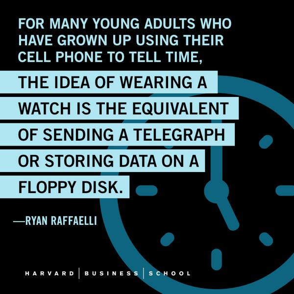 The watch industry will be okay after the release of the #AppleWatch says <a href="/ryanlraffaelli/">Ryan Raffaelli</a>  hbs.me/1qVrC7P