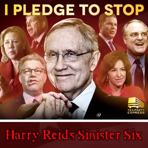 Pledge to overthrow Harry Reid as Senate Majority leader &amp; defeat his #SinisterSix in November bit.ly/sstw825