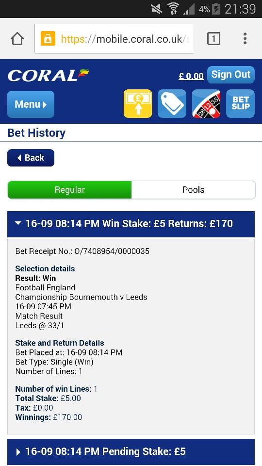 markjp085's tweet image. What a win for #LUFC &amp;amp; what a win for me :) #BookieBashed