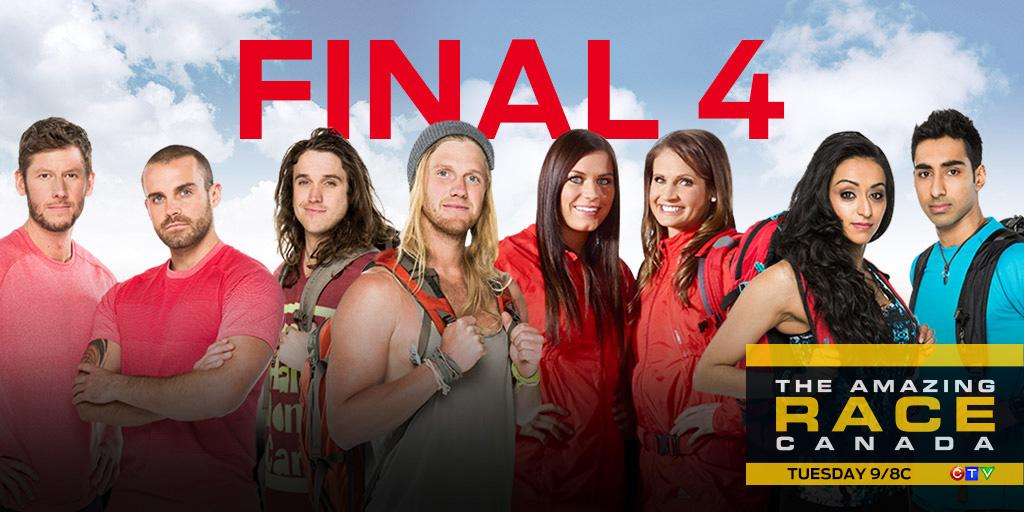 The Amazing Race Canada on CTV on Twitter "It's down to these 4 teams