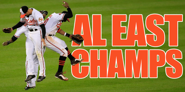 masnOrioles's tweet image. AL EAST CHAMPS: The #Orioles have clinched the AL East with a 8-2 victory! RETWEET to celebrate! #IBackTheBirds