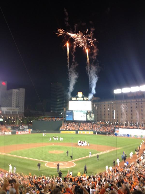 EddieInTheYard's tweet image. #Orioles celebrate first division title since 1997.