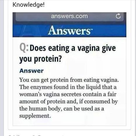 Is eating pussy healthy