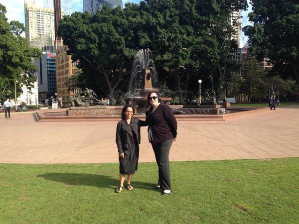 WillDZM's tweet photo. Outdoor team meeting, George street style http://t.co/5aijp65EuP