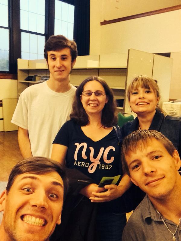 petemac723's tweet photo. Met some new friends at the well!  @TheWell2014 http://t.co/9iQSPLJu3a