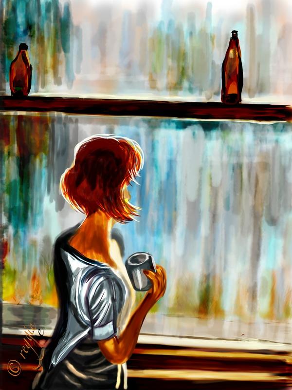 Regcas's tweet image. I made this with @sketchclubapp! Thinking of my ex :DQers.