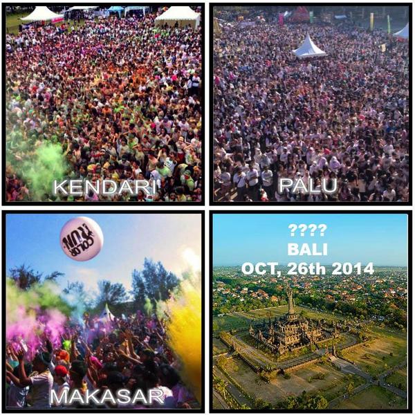 CityHype_Bali's tweet photo. Halo Bali!! Are you ready for this event? Bali Run and Color Party,26 Oktober 2014 #BALIColorRun http://t.co/IY2afGJgeE