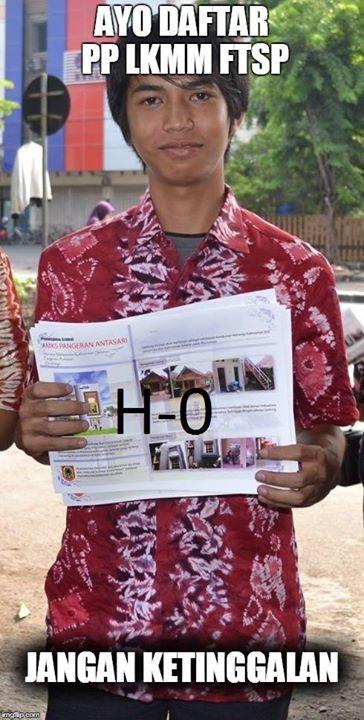 Pendaftaran dan pengumpulan berkas PP LKMM FTSP 2014 berakhir hari ini pukul 15.00 ! <a href="/interior_ITS/">Interior Design ITS</a>