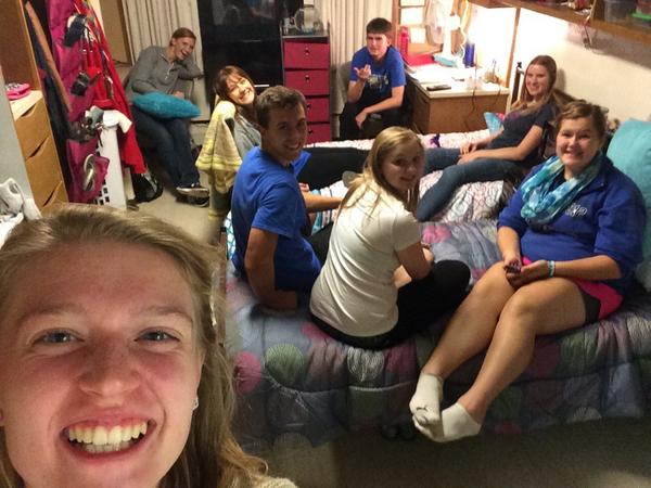 AmyRankila's tweet photo. Good news: I'm back in the #firstfloorcrew 's good graces. http://t.co/1iSlQOwWoA