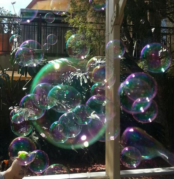 School is so much more fun with bubbles.