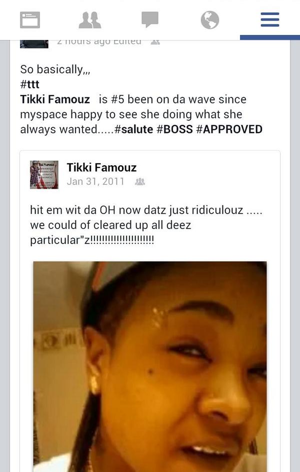 TikkiFamouz's tweet photo. Iont even kno what I was being ranked 4
But I preciated da fact dat..she Been aware of da wave .. #GoldTeef tb pic fr http://t.co/JtuTDyX6oa
