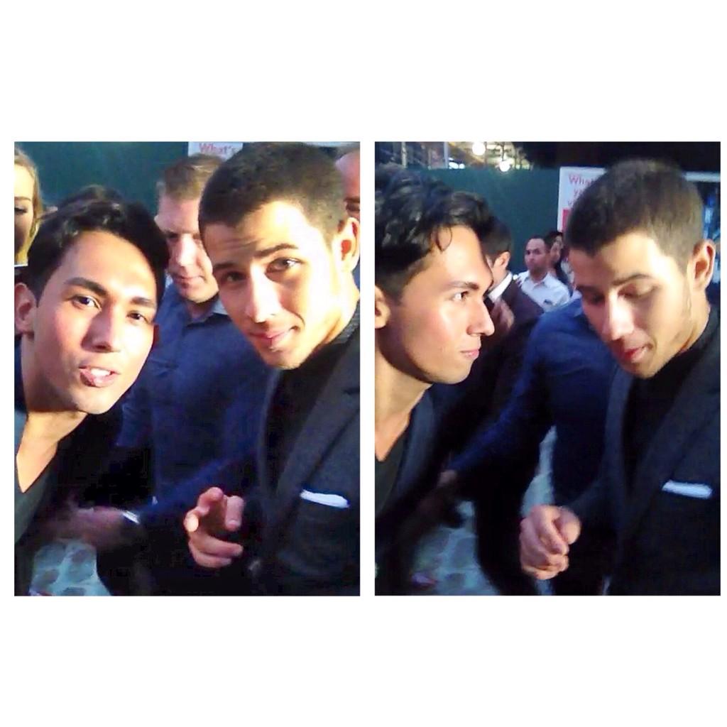 Nick Jonas and me @    Happy Bday. 
