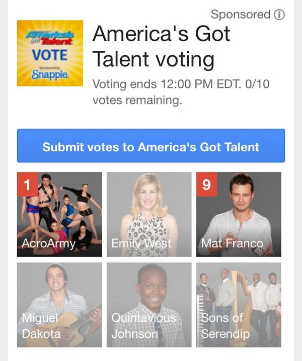 beereim's tweet photo. #AGTFinale had to spread the love a tiny bit. #ilovemagicacts #howdoyoudoit @MatFrancoMagic http://t.co/woIuHeBsF7