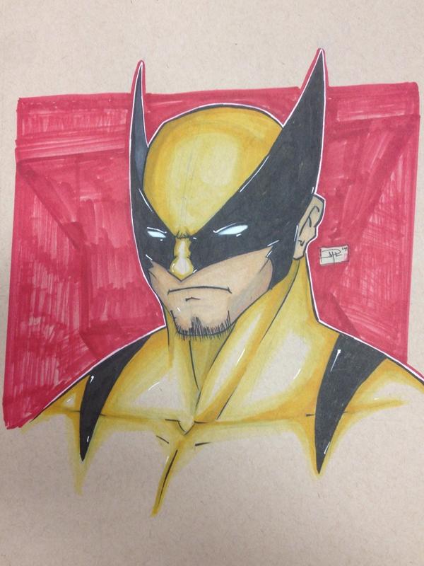 artofplo's tweet photo. Check out The #Wolverine... Headshot by A#rtOfPLO on #Storenvy. http://t.co/VXOM0XkUr5 #rt #art #bemyfirstCUSTOMER http://t.co/jjlnX05sMK