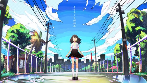 Orangestar 蜜柑星P イヤホンと蝉時雨 クリアファイル クリアファイル イヤホンと蝉時雨 Orangestar 蜜柑星P