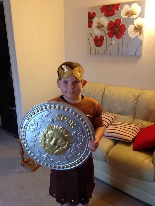 cgreenfield1977's tweet photo. Tom already for Roman day at @stgilesacad http://t.co/hvalmePZXc