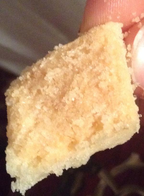 thesugarchef's tweet image. Trying to eat dinner but this salted shortbread cookie is getting in the way. #pastryproblems