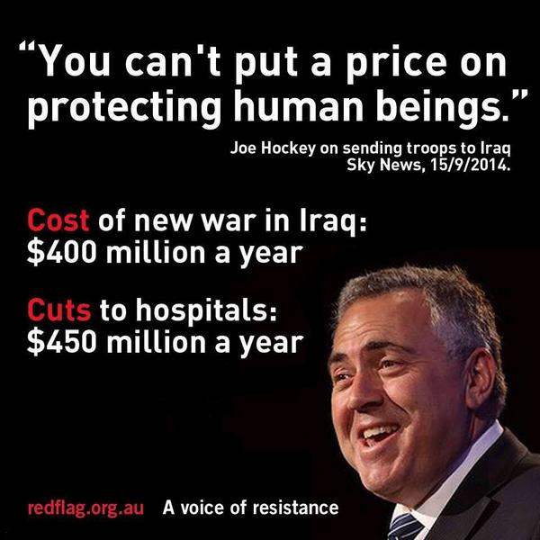 redflag_soc's tweet photo. You can't put a price on protecting human beings #auspol http://t.co/F8Nqa7aATp