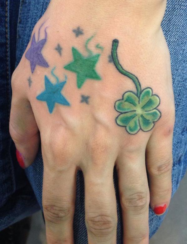 BatfishTattoo's tweet photo. Clover by Brandon Black http://t.co/MLfOQIzyMG