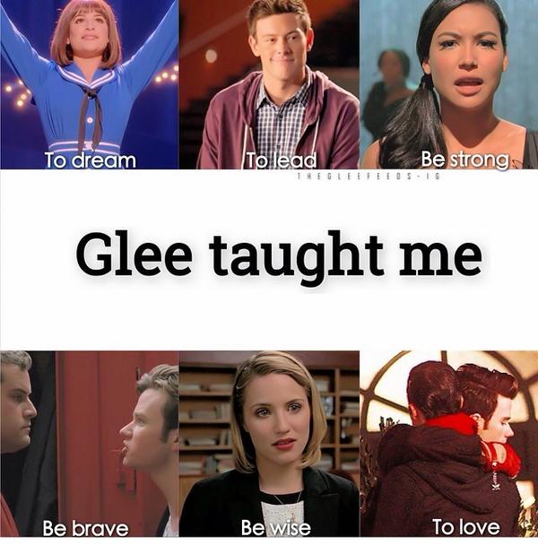 laylastar13's tweet photo. Glee taught me to dream, to lead, be strong, be brave and to love ❤️ http://t.co/j2k8gWGtuI