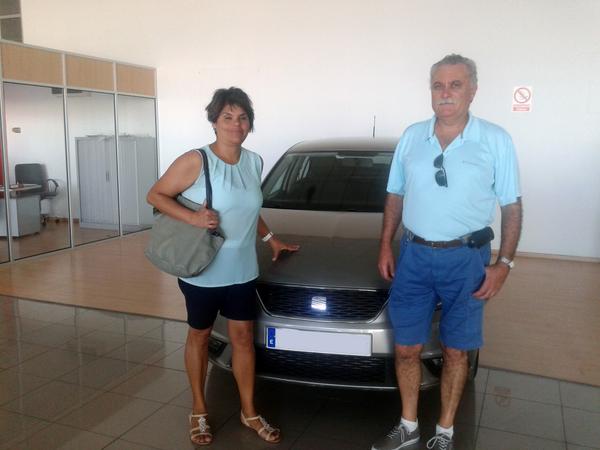 Damos la bienvenida  a Manuel Salinas Alarcón por la reciente adquisición del Seat Toledo, disfrútalo.