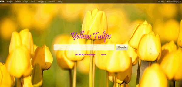 Get this Yellow Tulips Google Homepage theme as you Custom Google Homepage in 3 easy Steps tinyurl.com/lfjf3tk