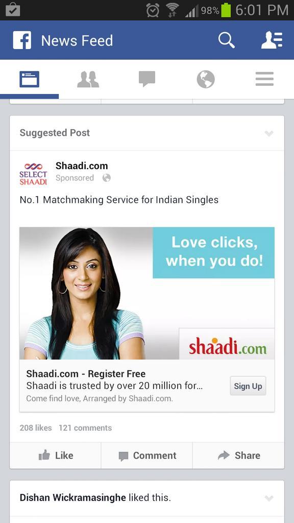 taniladesilva's tweet image. Get out #shaadi #facebook is #suggesting I get #married #stalker what da fuq is this shit im not even #INDIAN