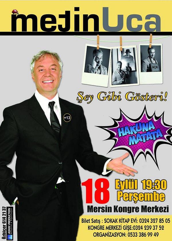 Metin Uca’dan Şey Gibi Gösteri “Hakuna Matata” #Mersin'de mersinkampus.org/metin-ucadan-s…